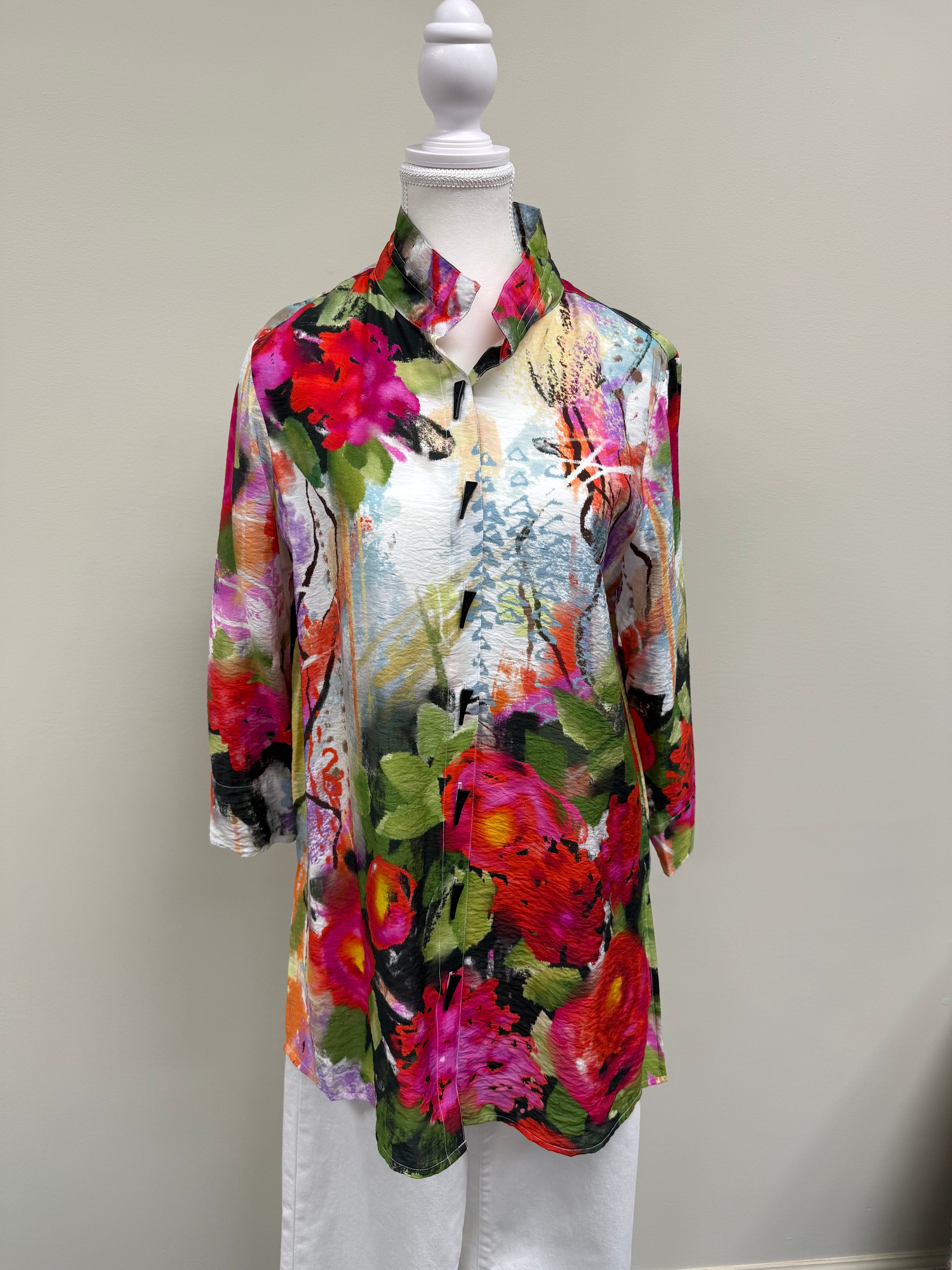 Multi Button Front Tunic