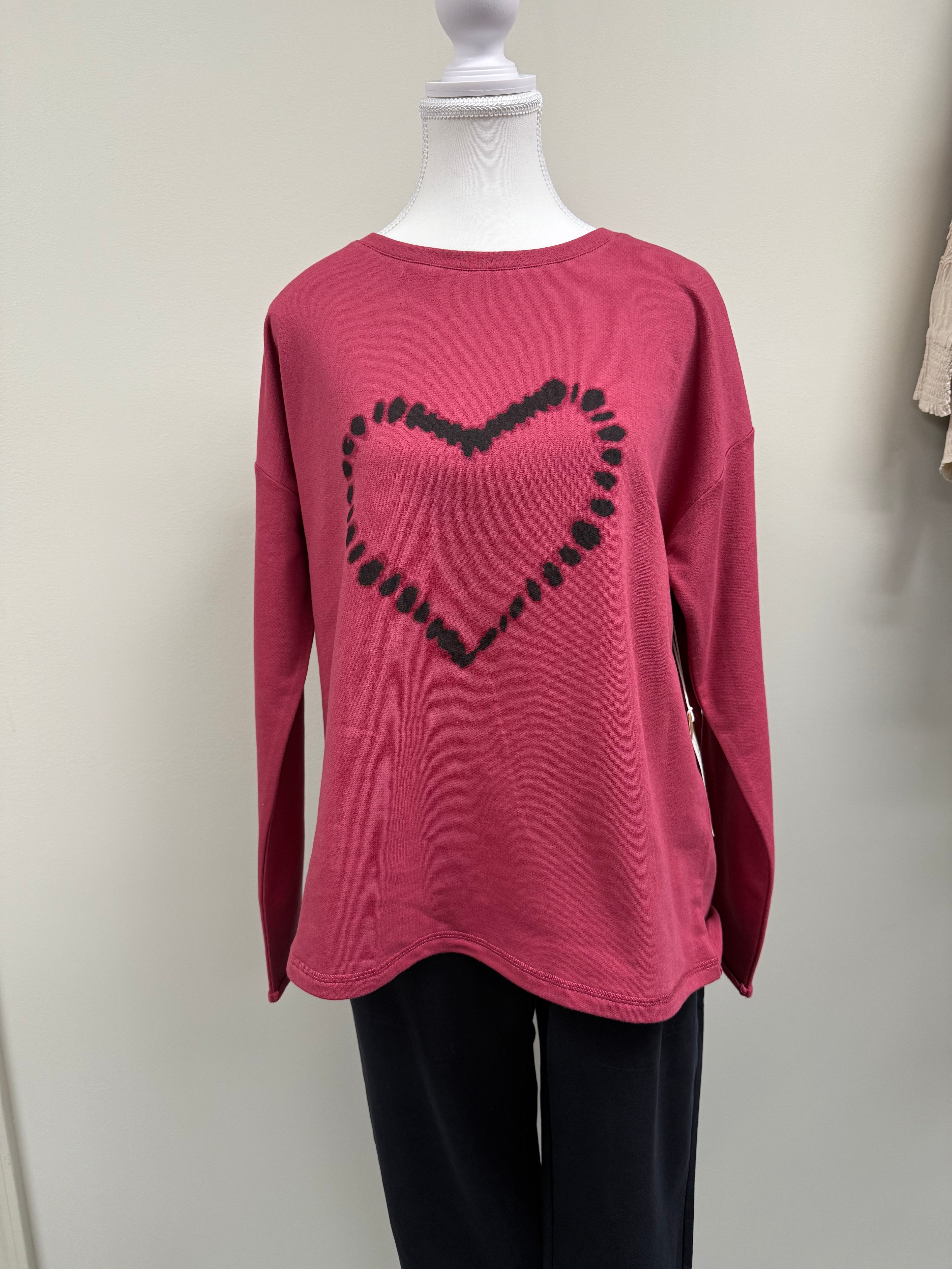 FLEECE HART PULLOVER