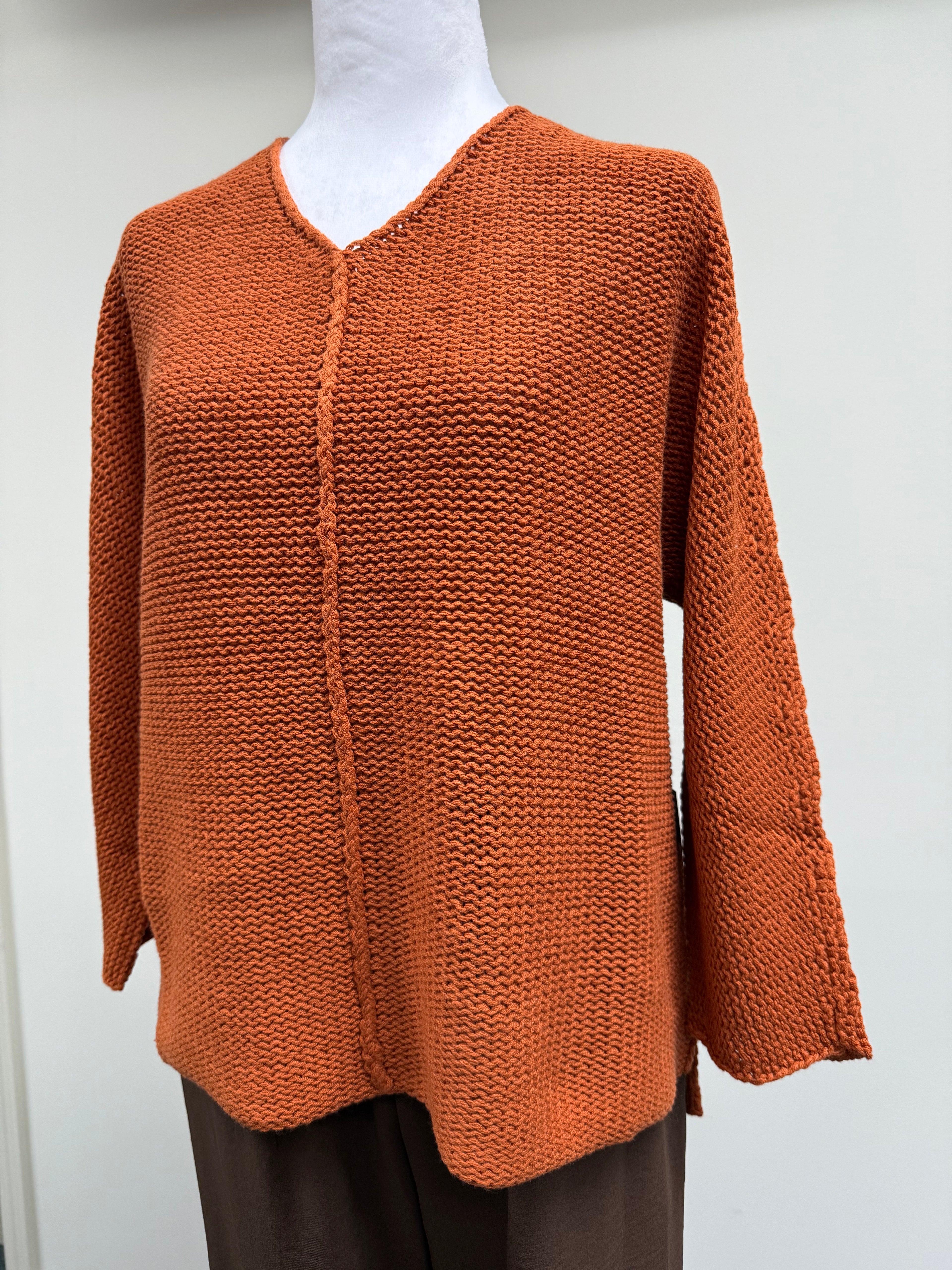 FIRESIDE CAFE SWEATER - PAPRIKA