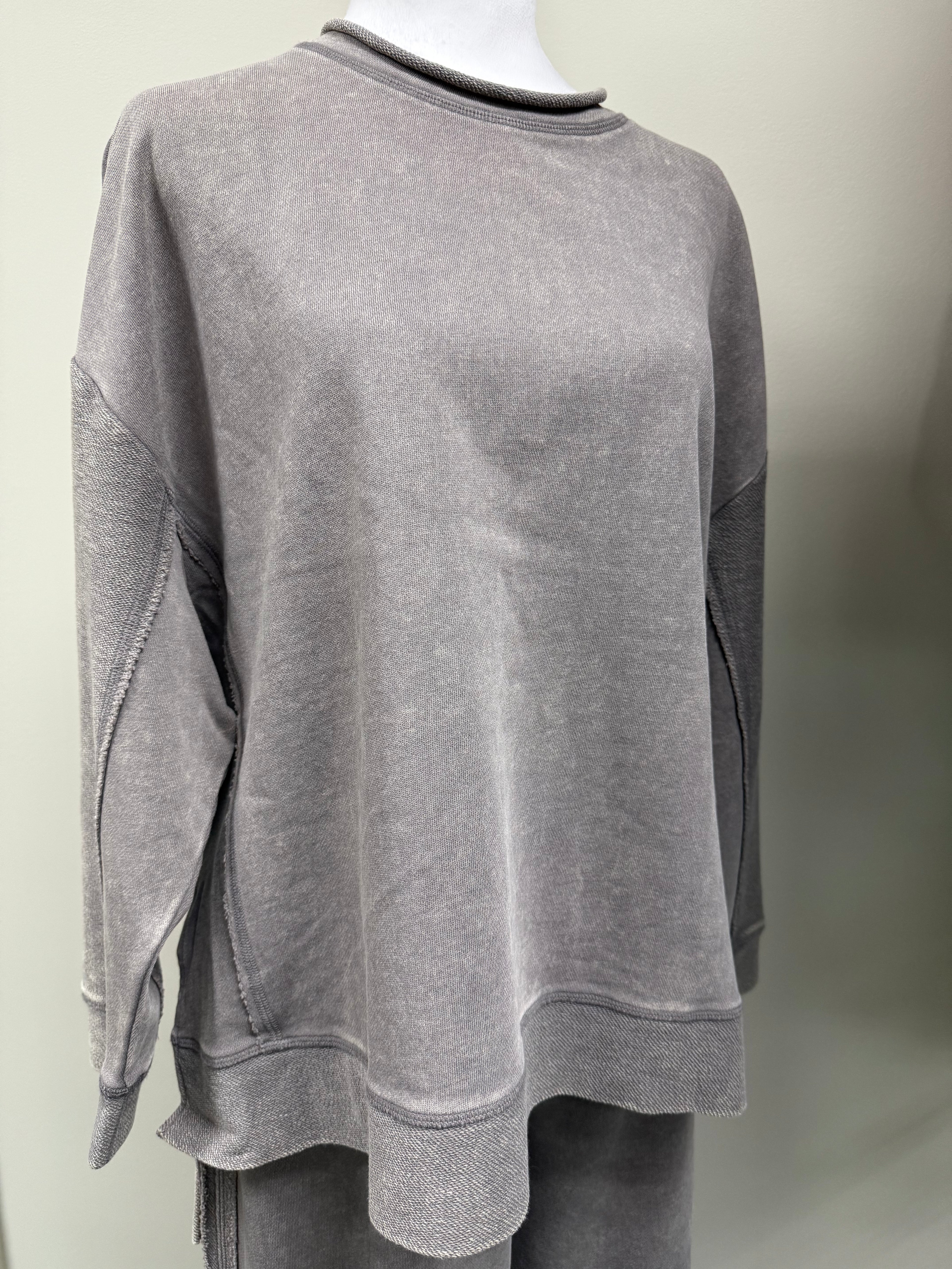 Terry Rolled Neck Tunic