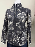 Floral Fleece Quarter Zip