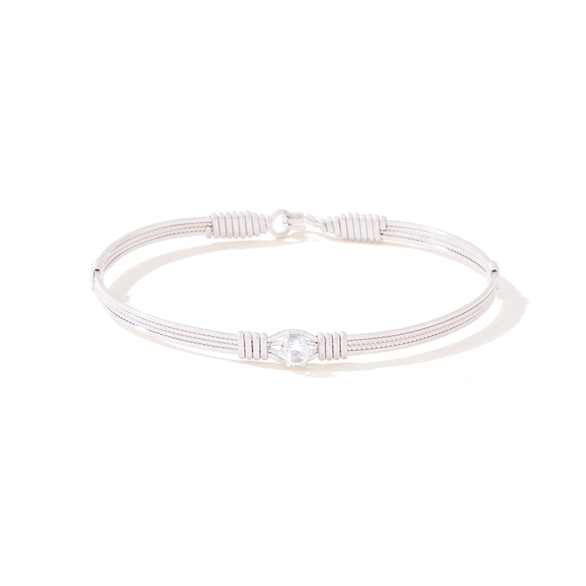 YOU ARE MY SUNSHINE BRACELET - 1 STONE W/ WHITE TOPAZ