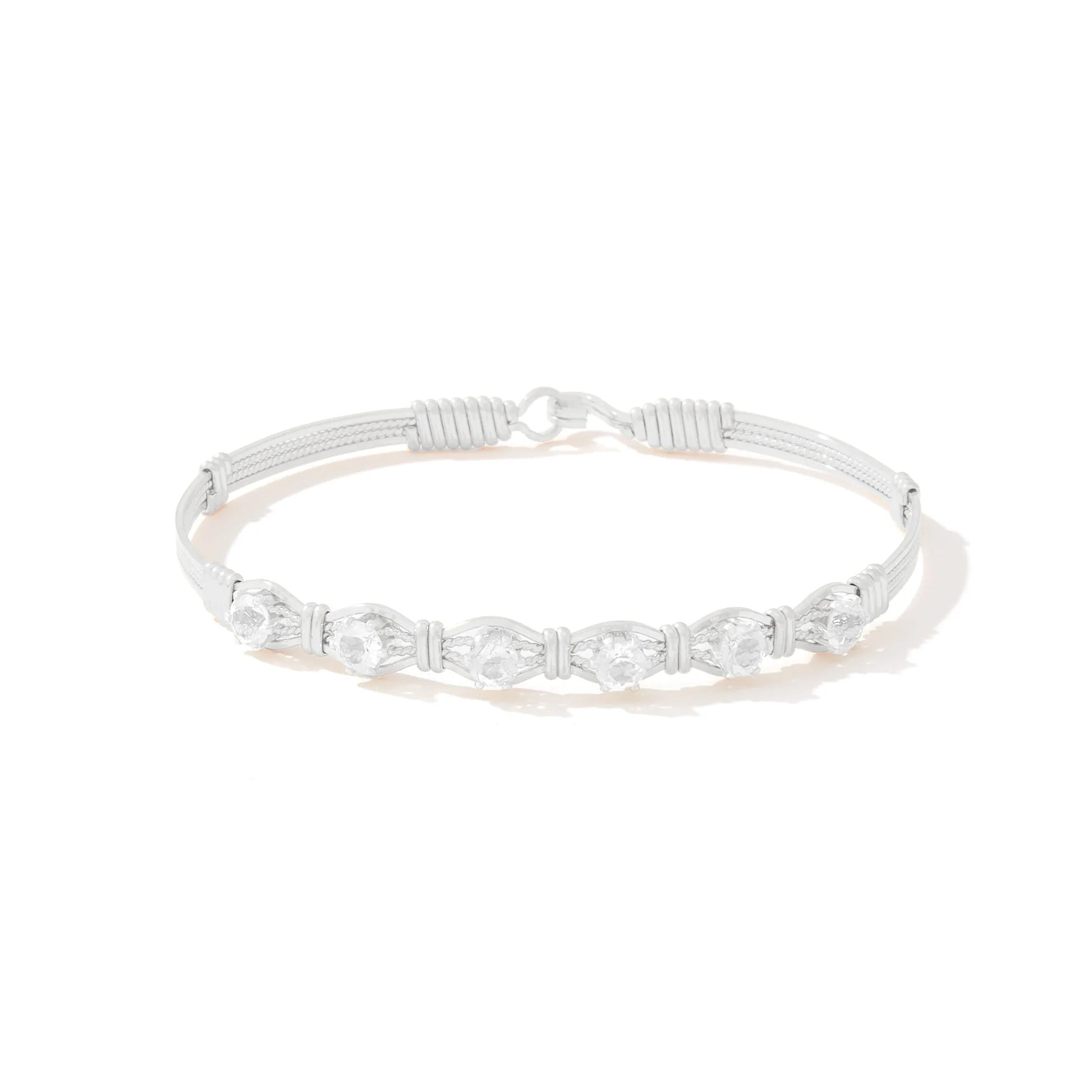 YOU ARE MY SUNSHINE BRACELET - 6 STONE W/ WHITE TOPAZ