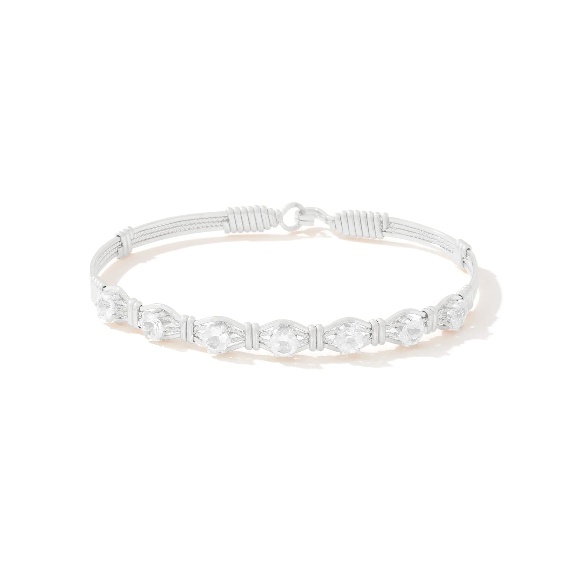 YOU ARE MY SUNSHINE BRACELET - 7 STONE W/ WHITE TOPAZ