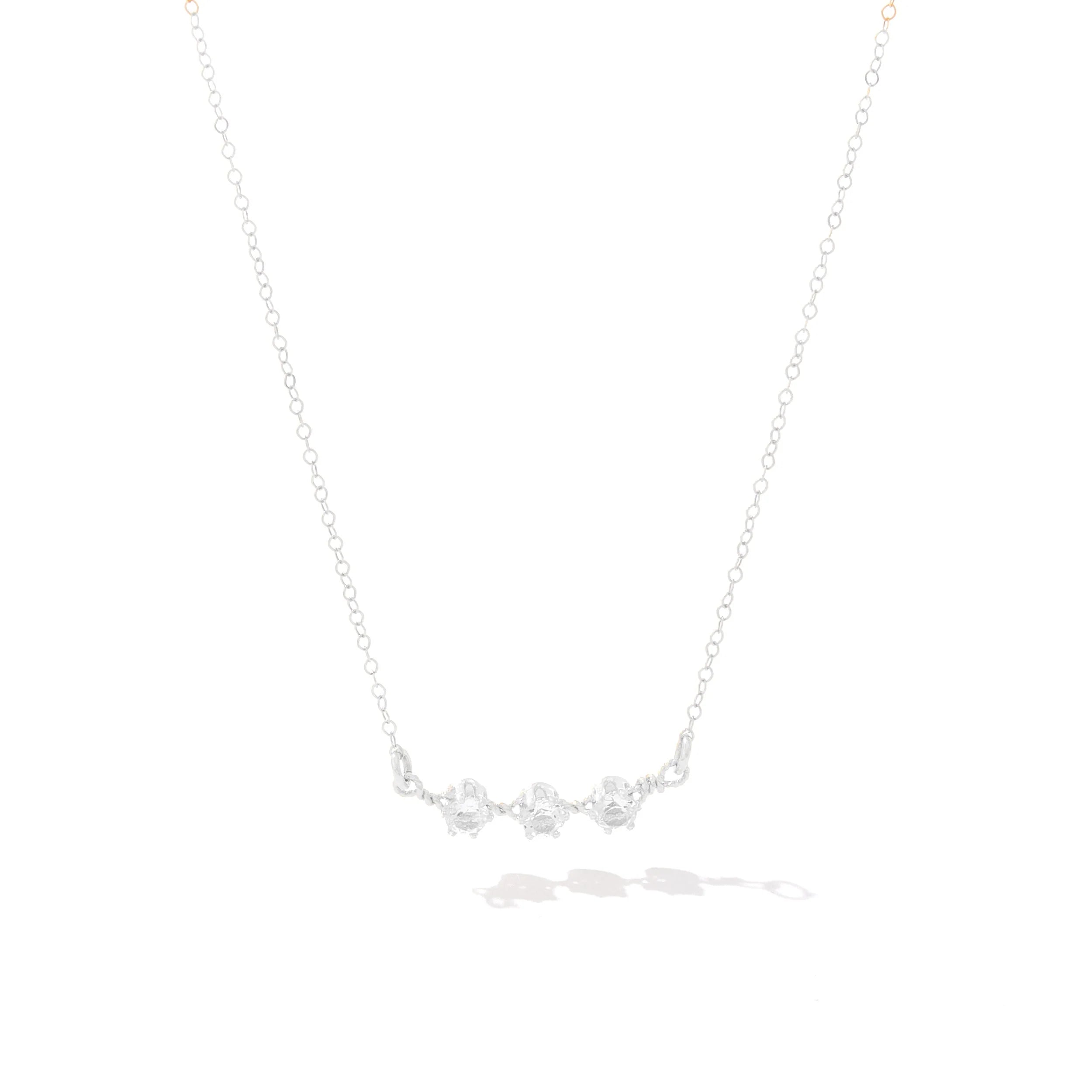RONALDO DESIGNER JEWELRY YOU ARE MY SUNSHINE NECKLACE SILVER