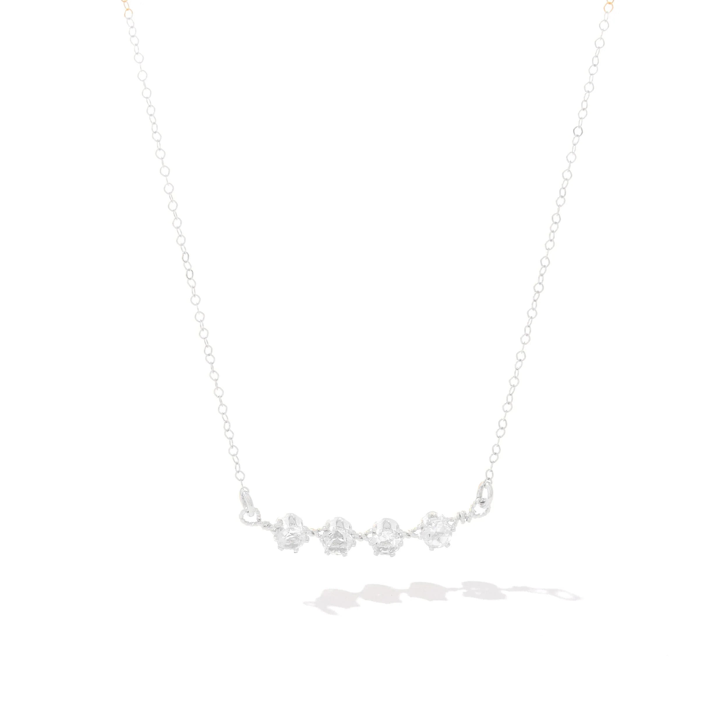 RONALDO DESIGNER JEWELRY YOU ARE MY SUNSHINE NECKLACE SILVER