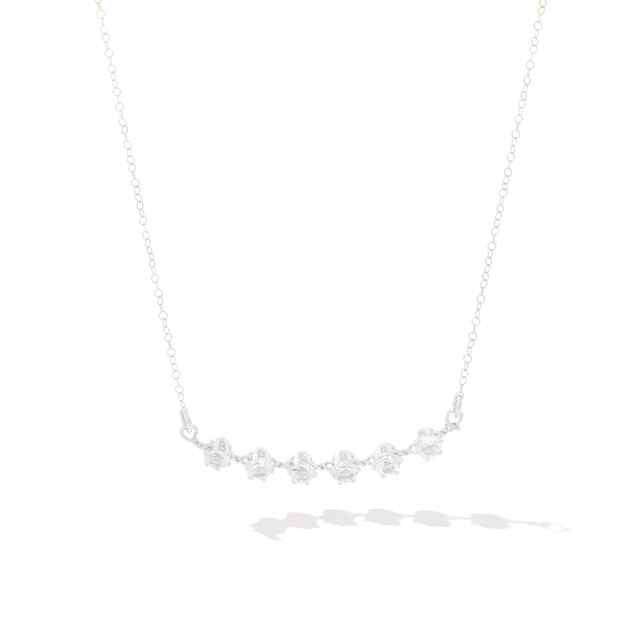 RONALDO DESIGNER JEWELRY YOU ARE MY SUNSHINE NECKLACE SILVER