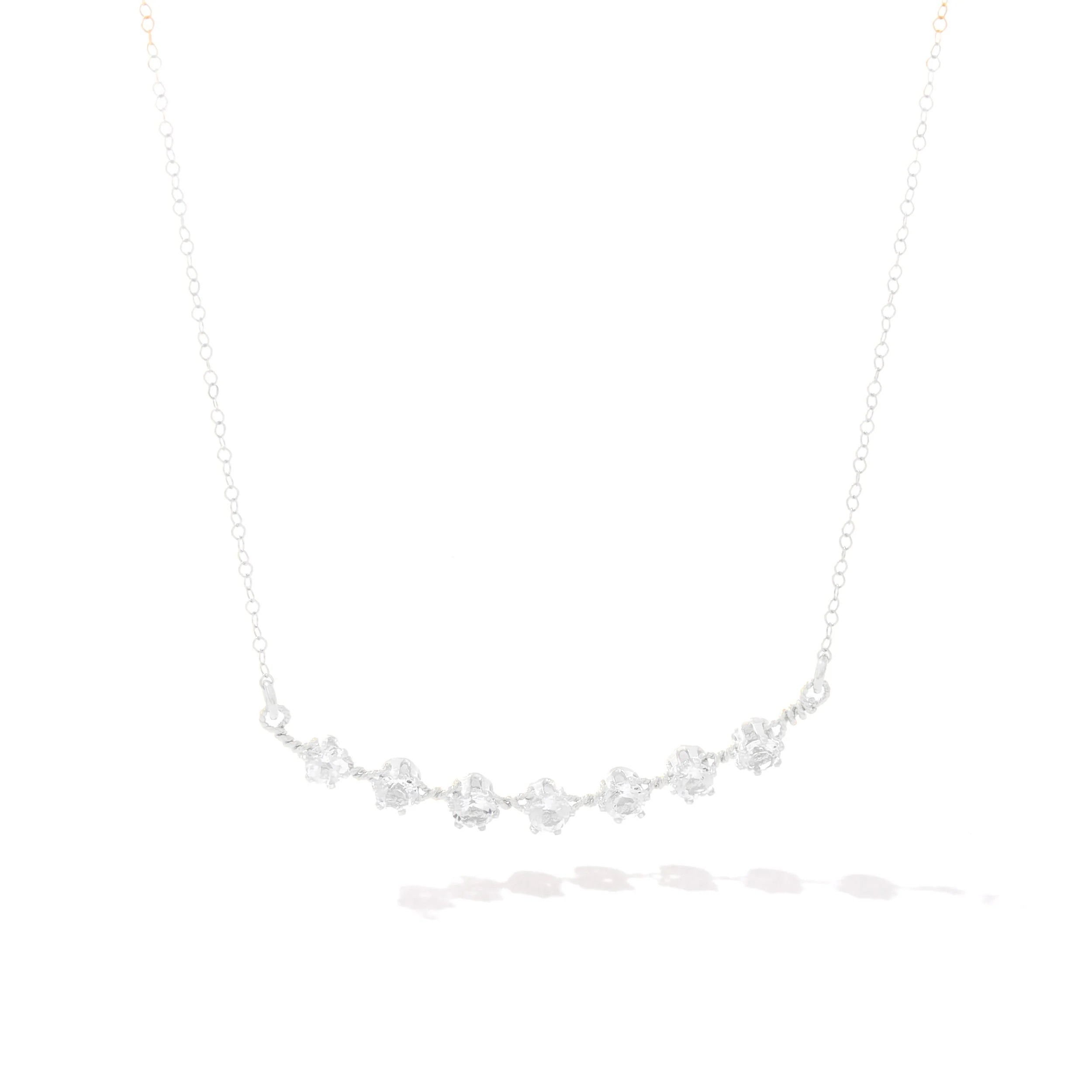 RONALDO DESIGNER JEWELRY YOU ARE MY SUNSHINE NECKLACE SILVER