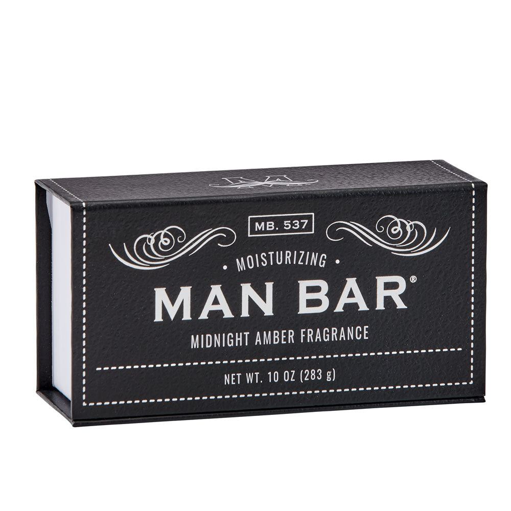 MAN BAR: MIDNIGHT AMBER MOISTURING BAR SOAP