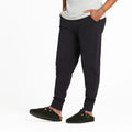 LIFE IS GOOD MEN'S CRUSHER-FLEX JOGGER TRUE BLACK