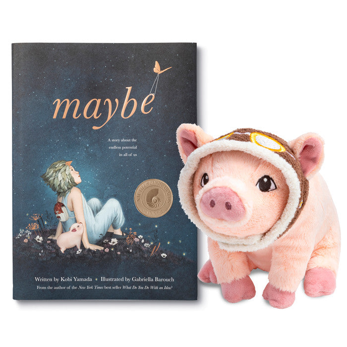 "MAYBE" PLUSHIE PIG