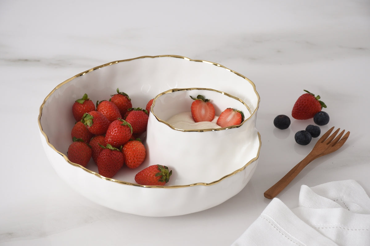 PORTOFINO CHIP & DIP ROUND