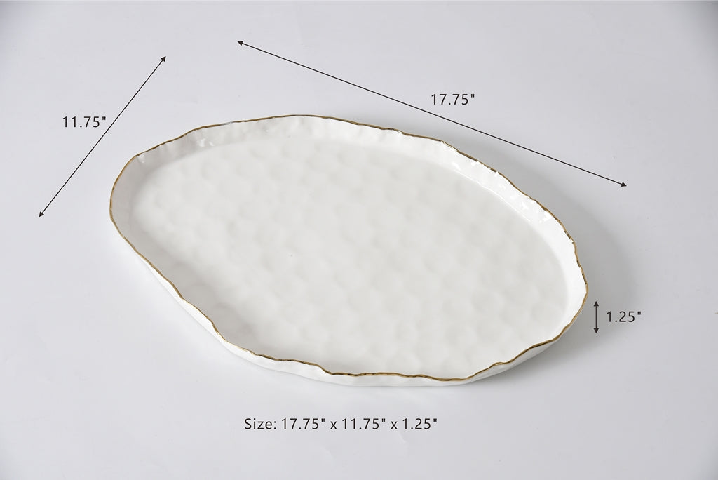 PORTOFINO LG OVAL PLATTER