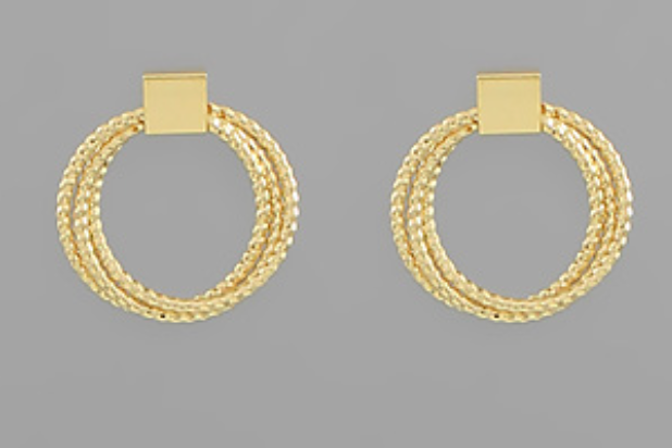 Chain Knocker Earrings - GS