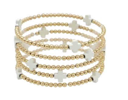 MB-Grant White Bracelet