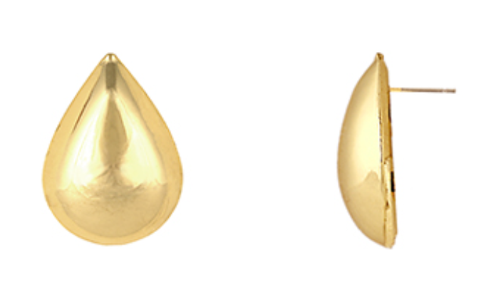 Teardrop Gold Earrings - GS