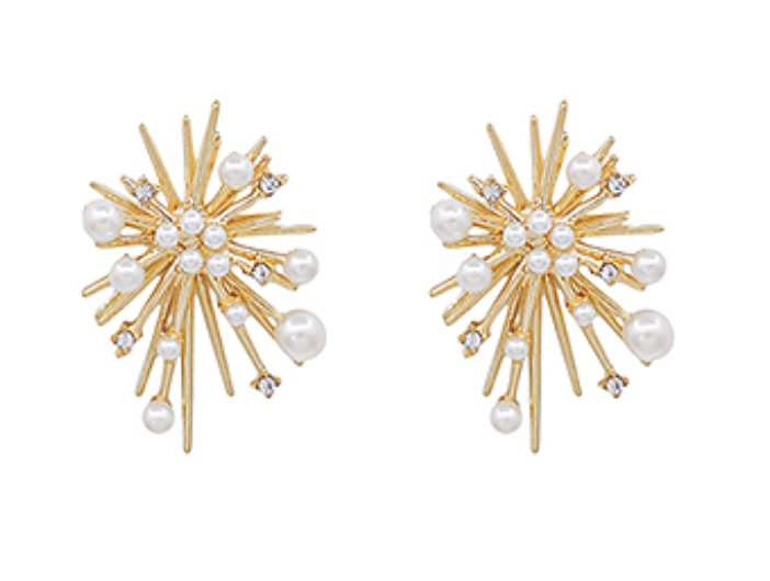 Spike Pearl Earrings - GS