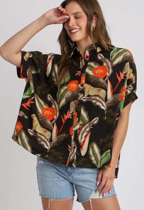 Tropical Cheetah Top