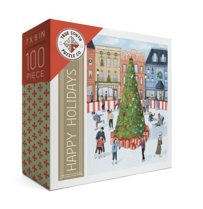 PUZZLE CHRISTMAS MINI SKATING RINK