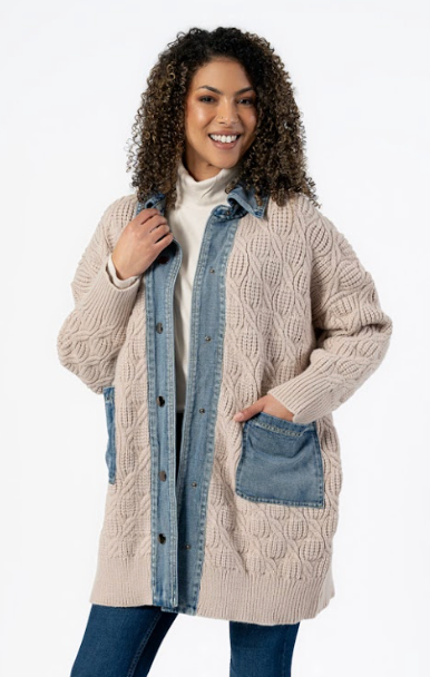 Denim Latte Sweater
