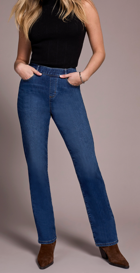 SOPHIA  PULL ON STRAIGHT JEANS