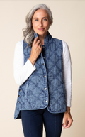 WASHED QUILT VEST
