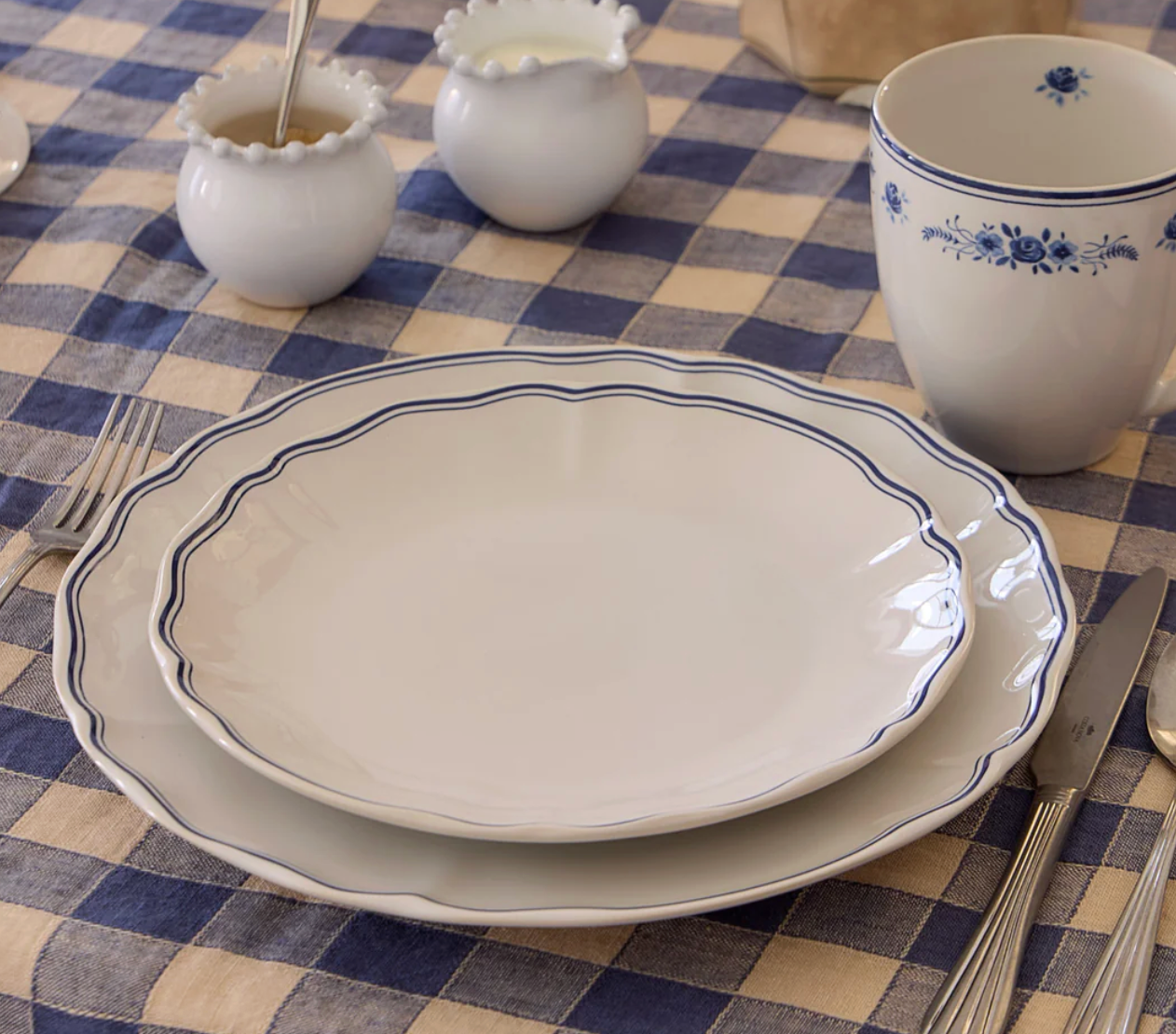 VILA BLUE FILET DINNER PLATE