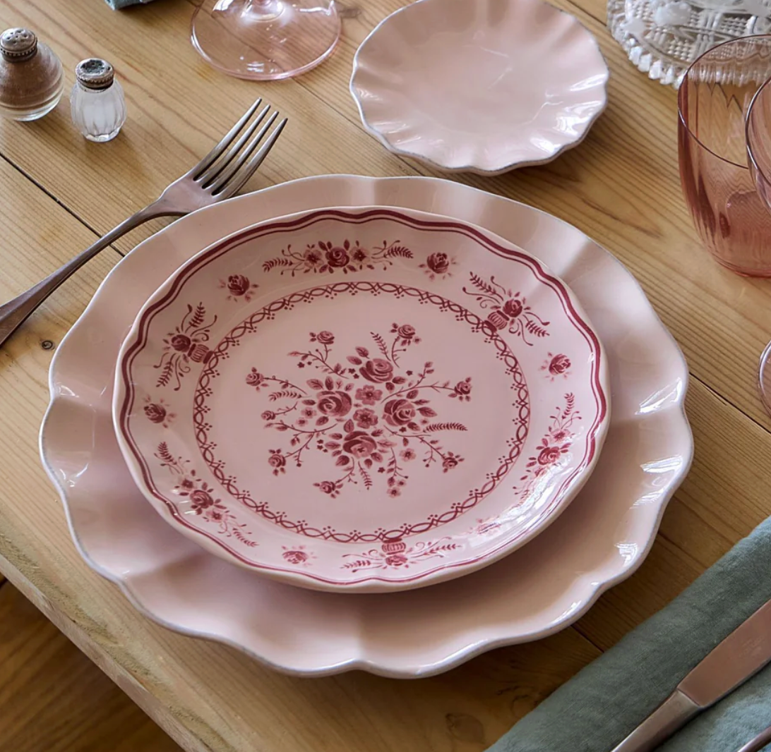 SALAD/DESSERT PLATE ROSA PINK
