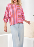 ROSE DOLMAN STRIPE