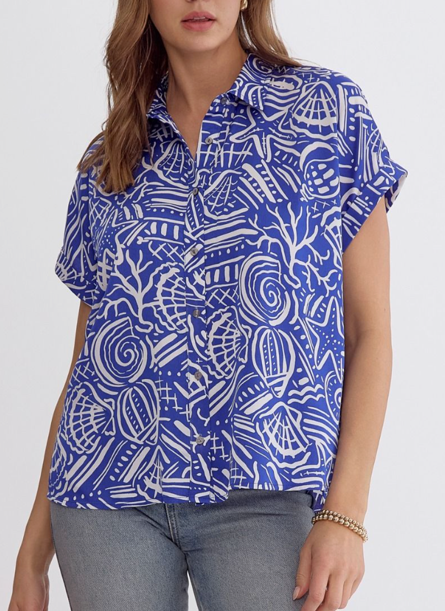 ROYAL BUTTON TOP