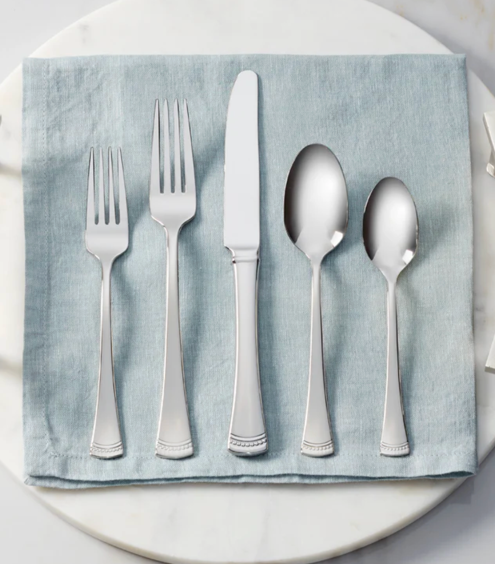LENOX PORTOLA SILVER 5 PPS FLATWARE