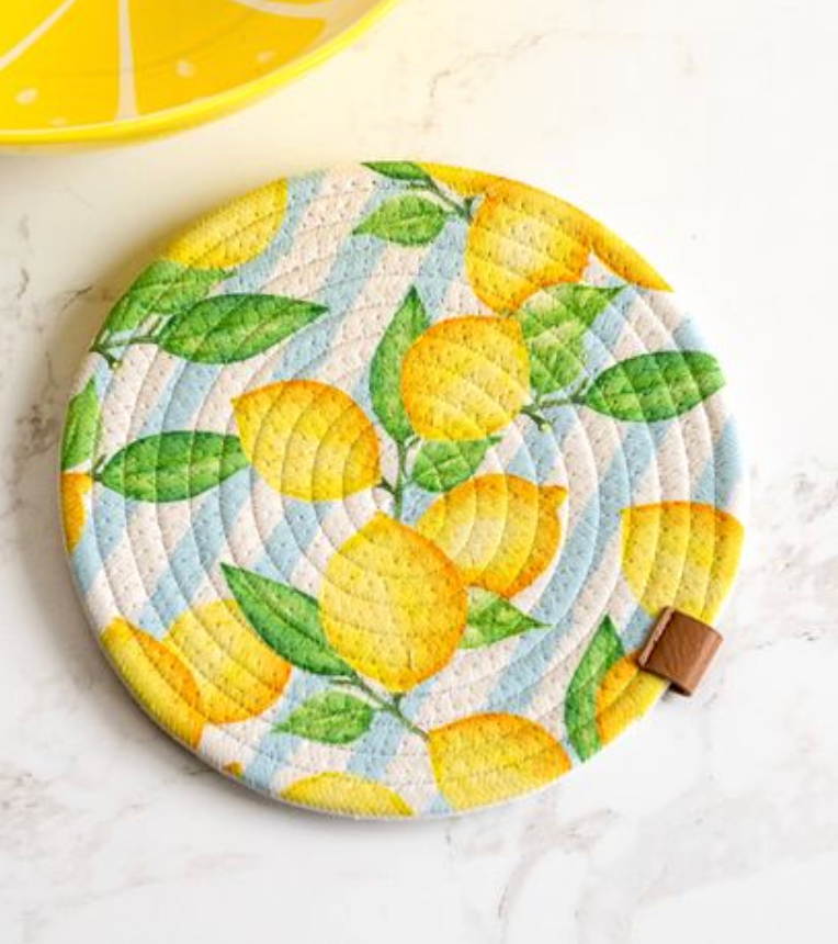 8" LEMON HOT PAD