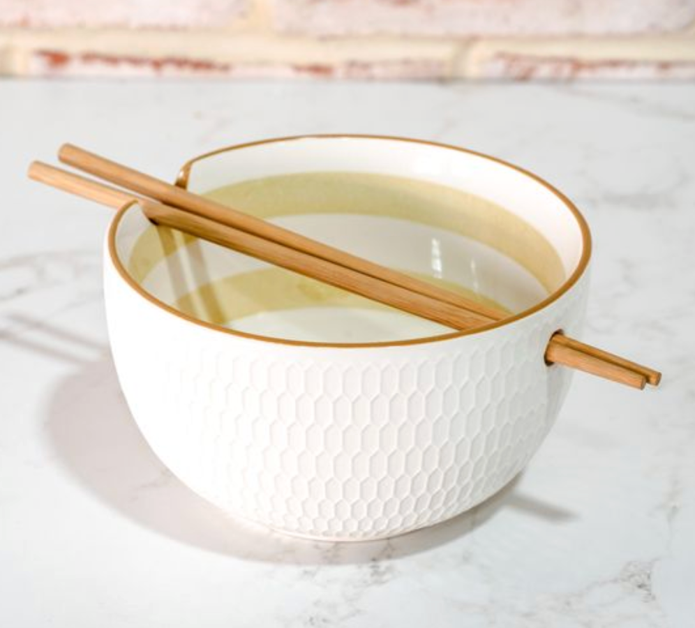 NOODLE BOWL W/CHOPSTICKS