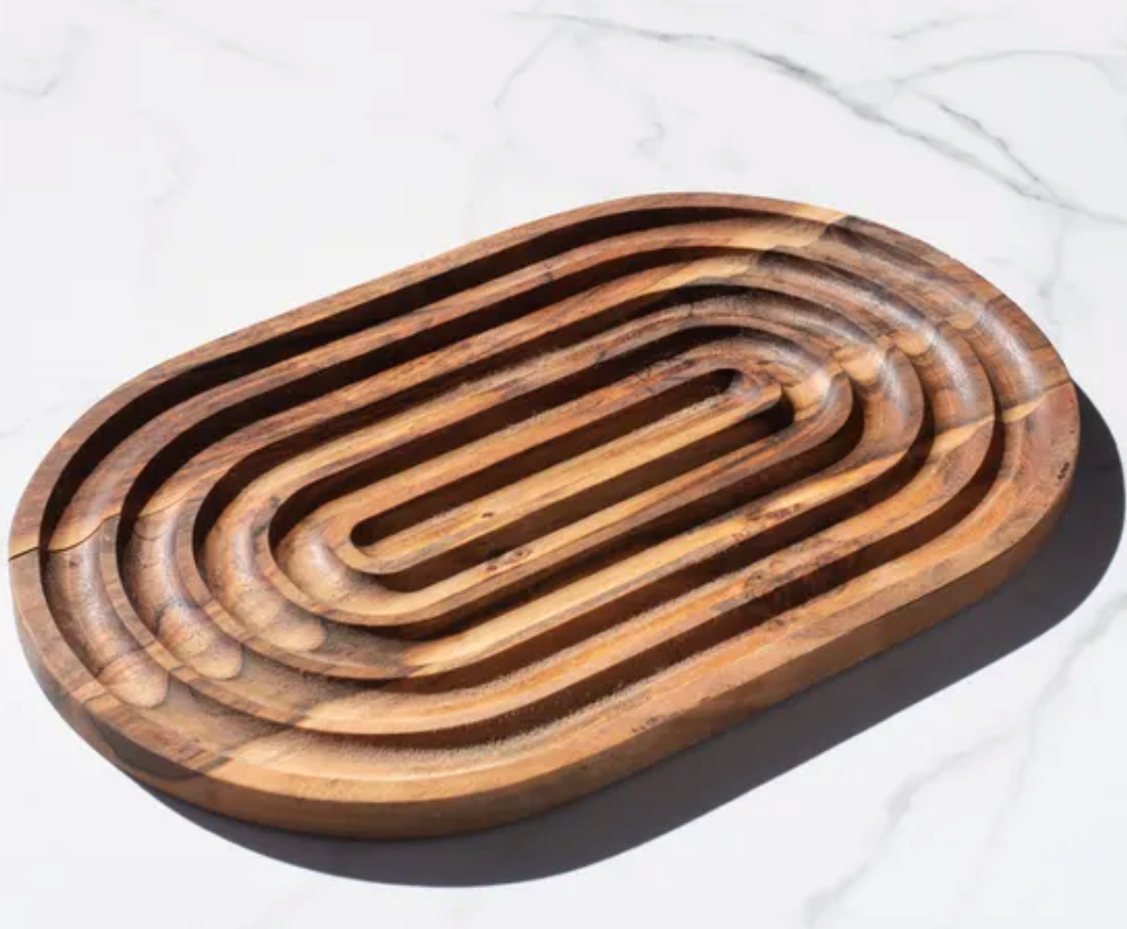 OVAL WOOD TRIVET