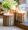 5" WICKER CANDLE