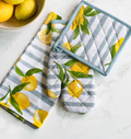 3PC LEMON MITT, TOWEL & POTHOLDER