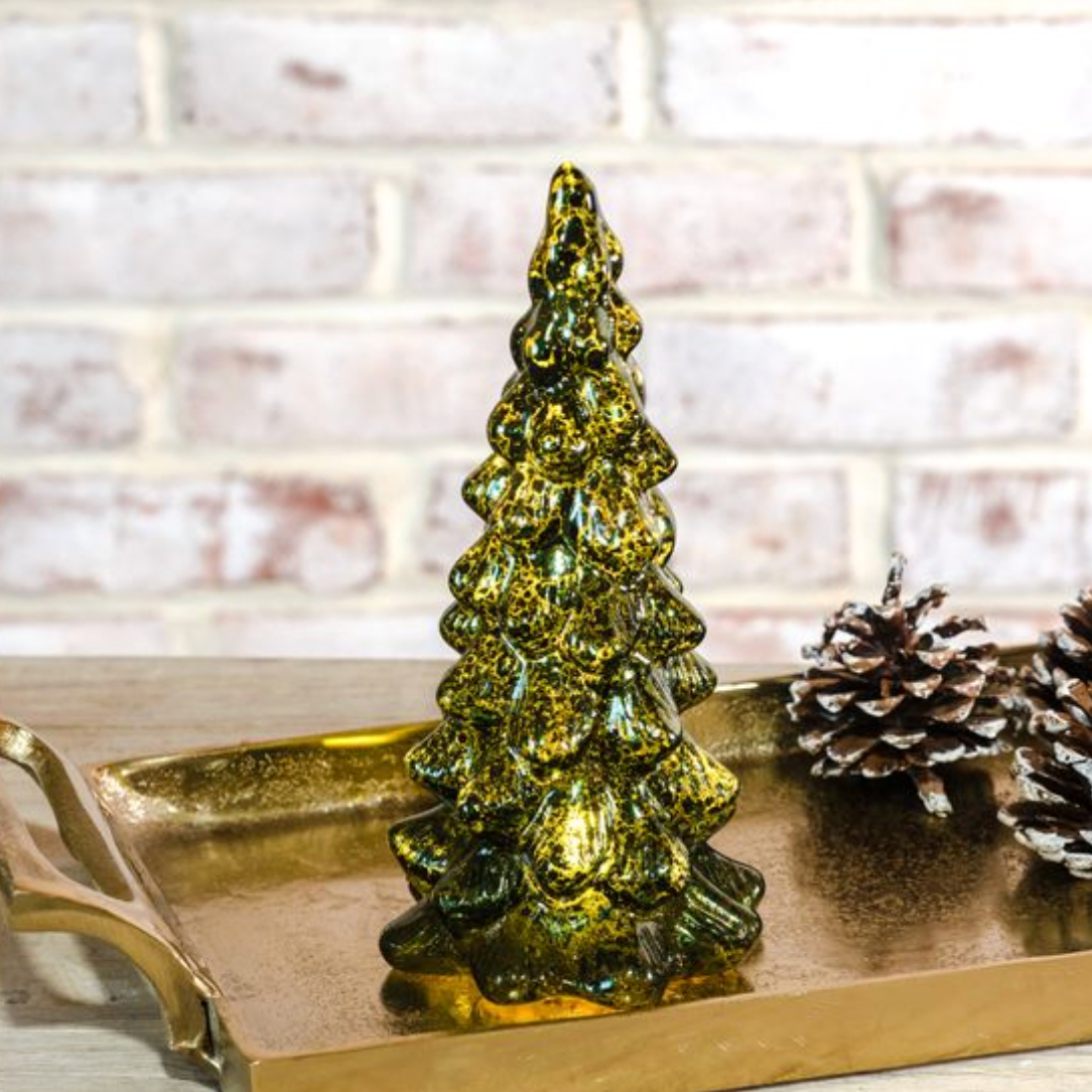 8" LED EVERGREEN TREE