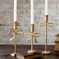 BOW CANDLE HOLDER