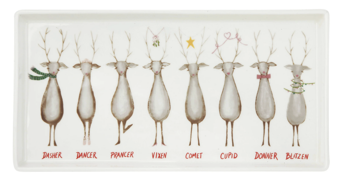SANTA'S REINDEER PLATTER