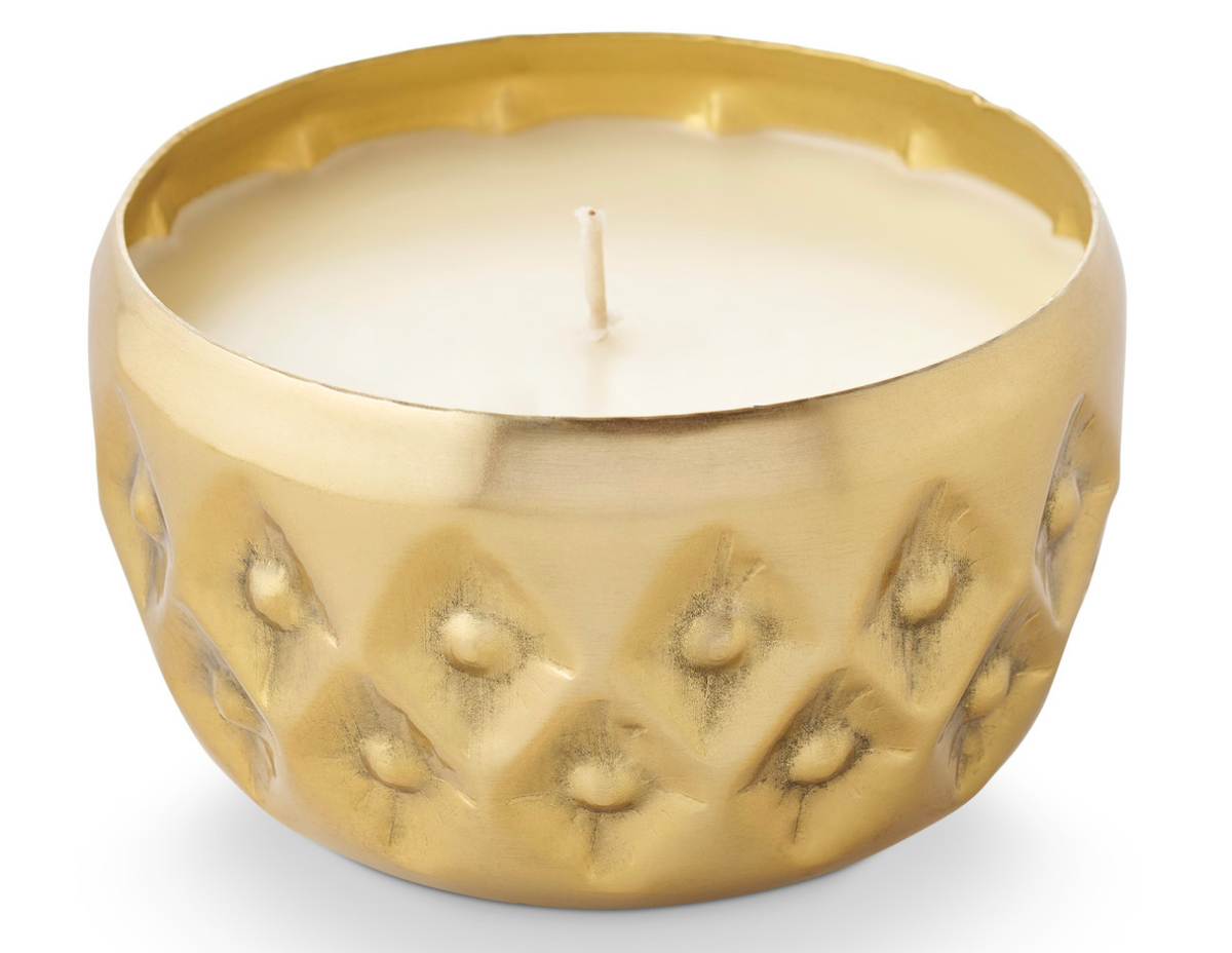 WINTER WHITE RADIANT PRESSED METAL