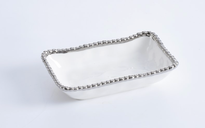 PAMPA BAY RECTANGULAR DISH WHITE