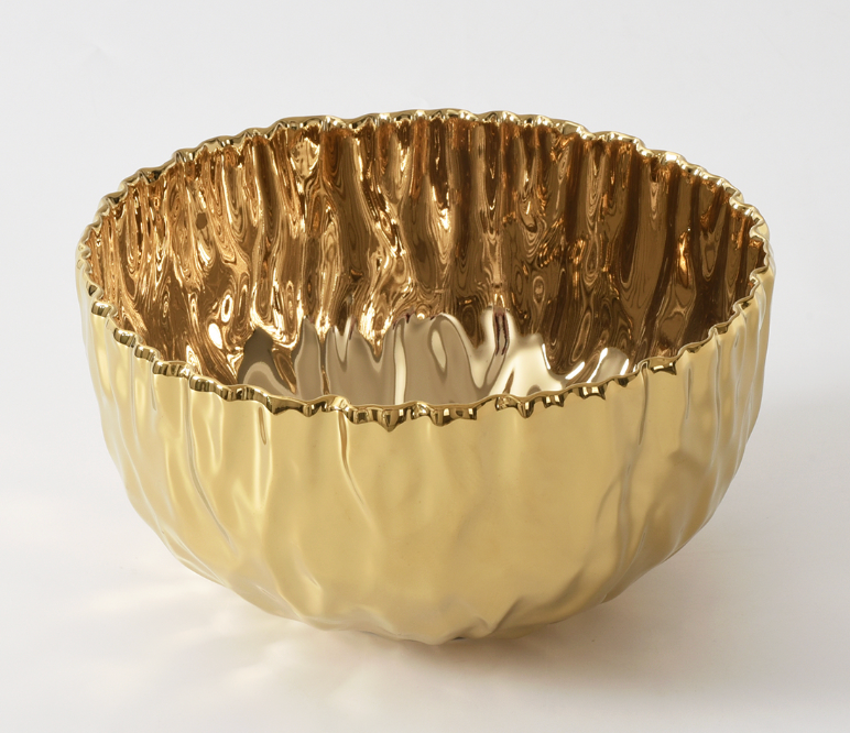 PAMPA BAY  RLARGE ROUND BOWL MASCALI D'ORO