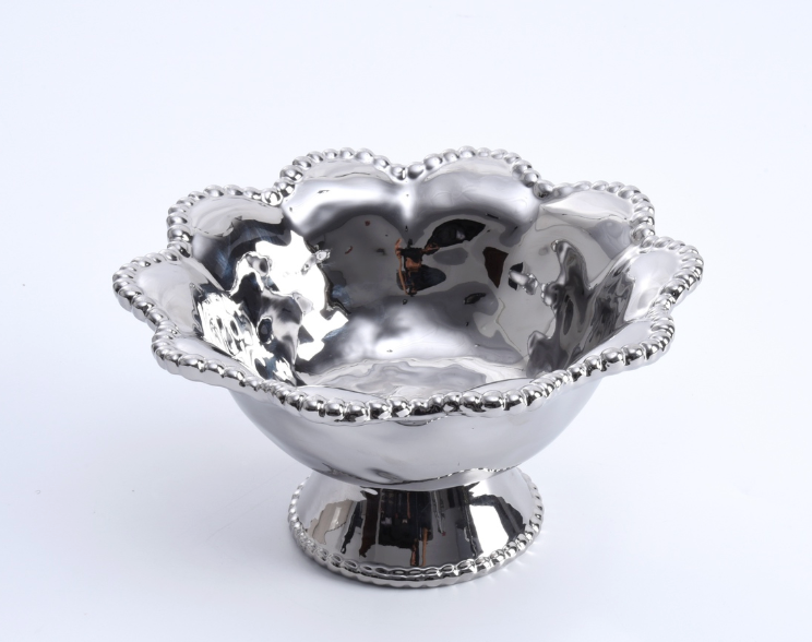 PAMPA BAY FOOTED BOWL