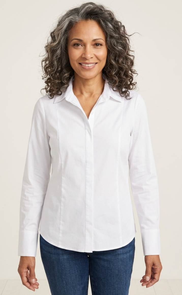 HIDDEN PLACKET SHIRT
