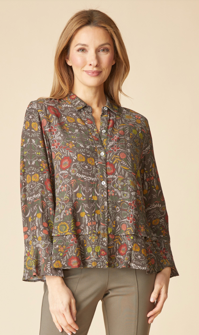 GARDEN FLOUNCE SHIRT