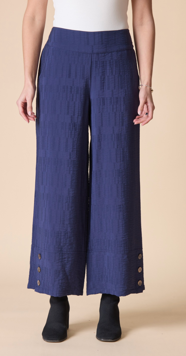 JAQUARD BUTTON PANT