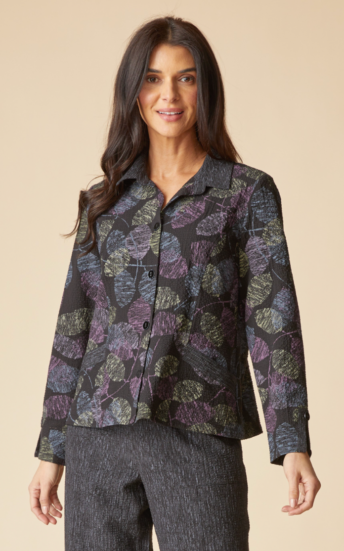 CRINKLE CREPE JACKET