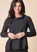 STRIPE WRAP TOP