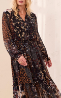 MIXED PRINT DRESS