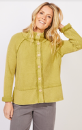 CITRON WAFFLE MOCK NECK